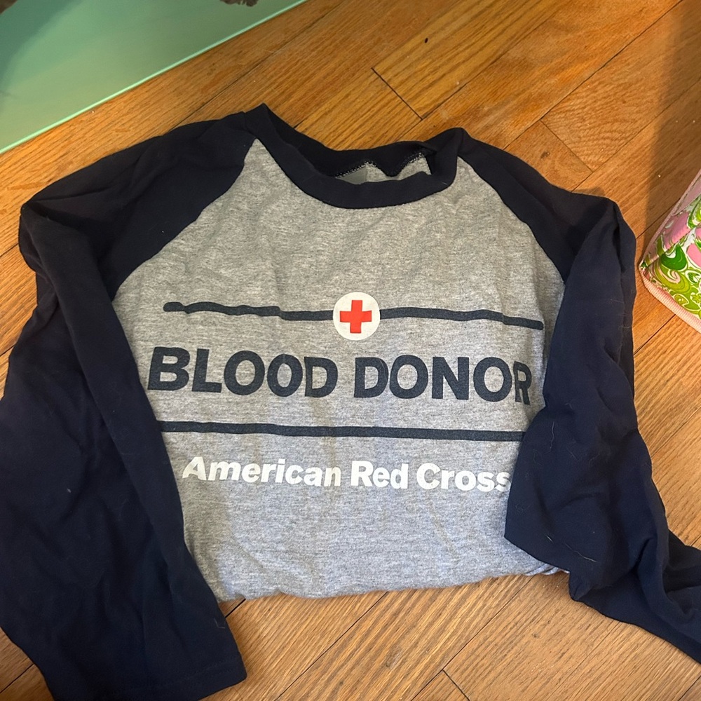 Red Cross Baseball shirt
